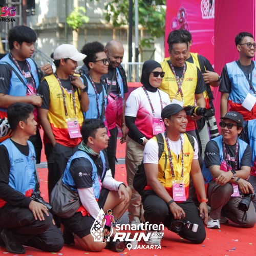 Race photo from SMARTFREN RUN 2026