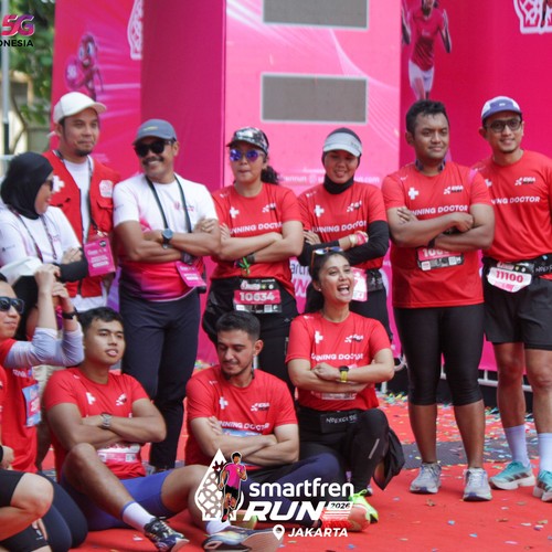 Race photo from SMARTFREN RUN 2026