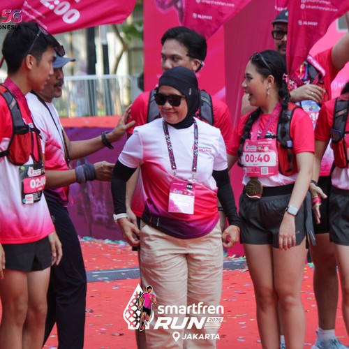 Race photo from SMARTFREN RUN 2026