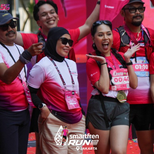 Race photo from SMARTFREN RUN 2026