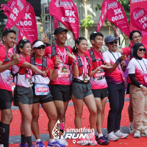 Race photo from SMARTFREN RUN 2026