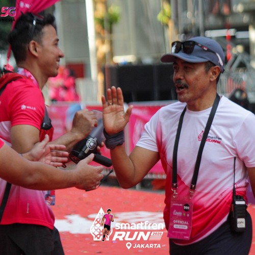 Race photo from SMARTFREN RUN 2026