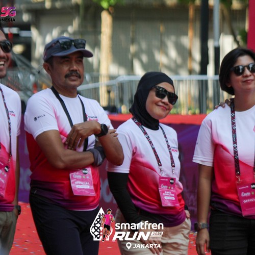 Race photo from SMARTFREN RUN 2026