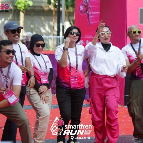 Race photo from SMARTFREN RUN 2026