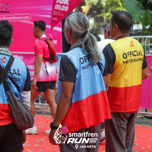 Race photo from SMARTFREN RUN 2026