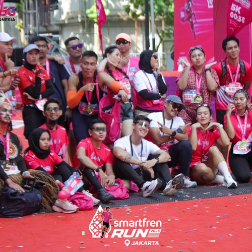 Race photo from SMARTFREN RUN 2026