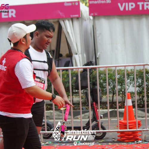 Race photo from SMARTFREN RUN 2026