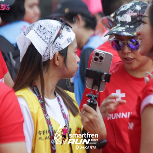 Race photo from SMARTFREN RUN 2026