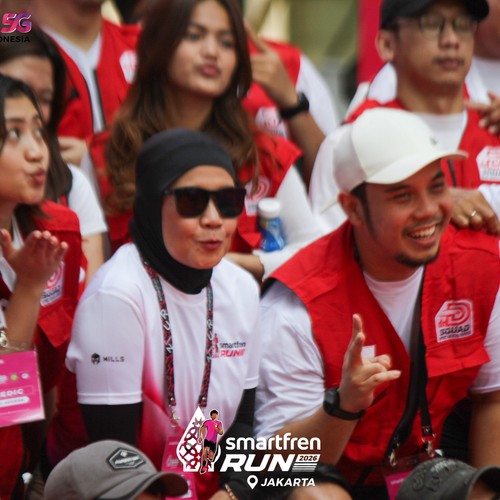 Race photo from SMARTFREN RUN 2026