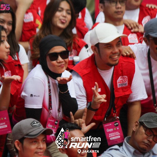 Race photo from SMARTFREN RUN 2026