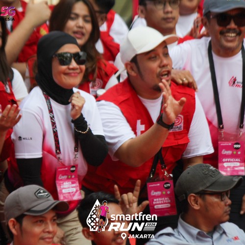 Race photo from SMARTFREN RUN 2026