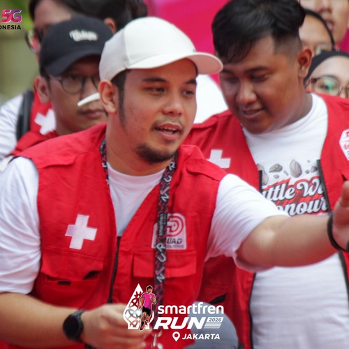 Race photo from SMARTFREN RUN 2026