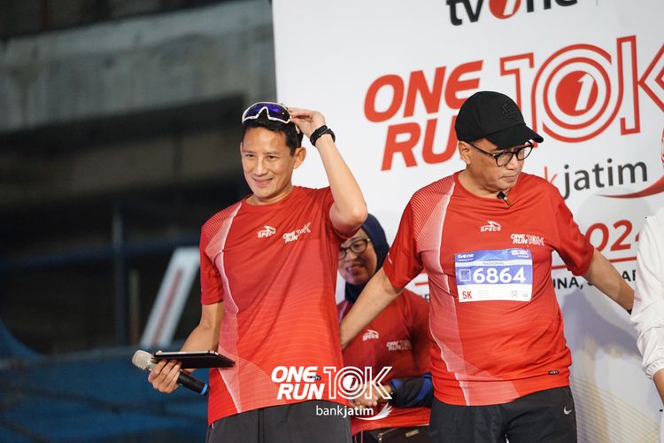 Race photo from ONE RUN 10 K