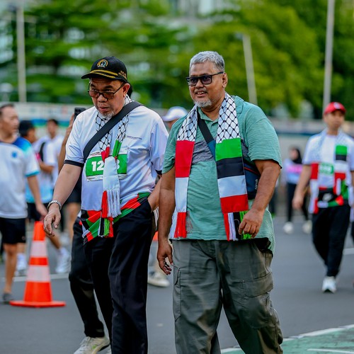 Race photo from WALK FOR PALESTINE