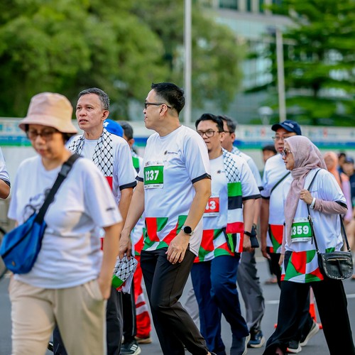 Race photo from WALK FOR PALESTINE