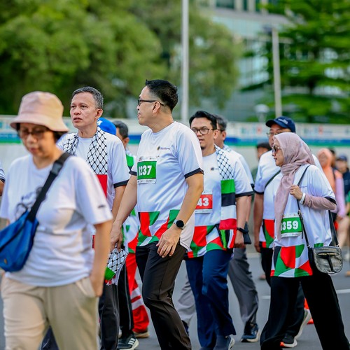 Race photo from WALK FOR PALESTINE