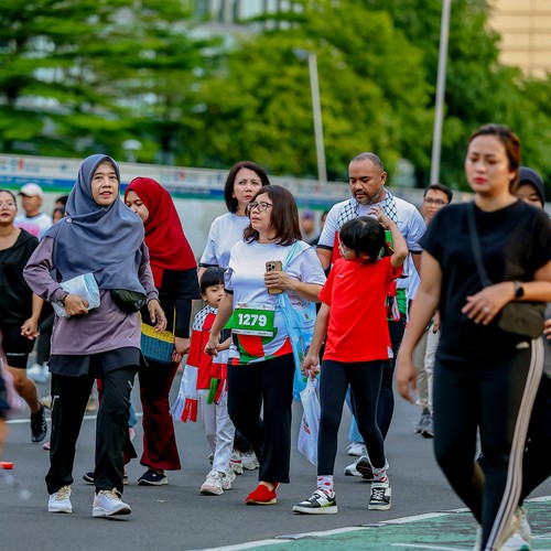 Race photo from WALK FOR PALESTINE