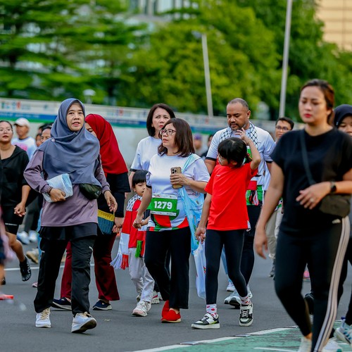 Race photo from WALK FOR PALESTINE