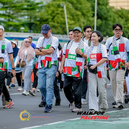 Race photo from WALK FOR PALESTINE