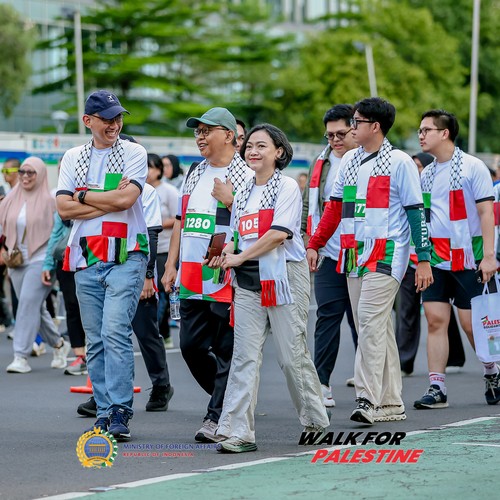 Race photo from WALK FOR PALESTINE