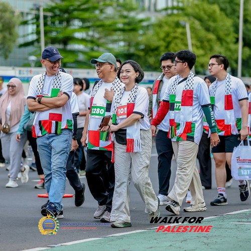 Race photo from WALK FOR PALESTINE
