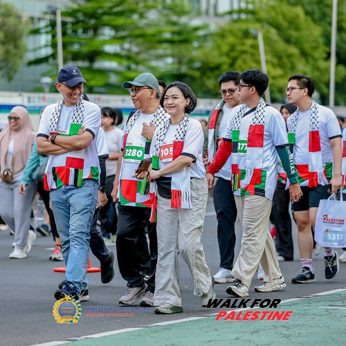 Race photo from WALK FOR PALESTINE