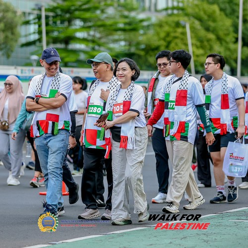 Race photo from WALK FOR PALESTINE