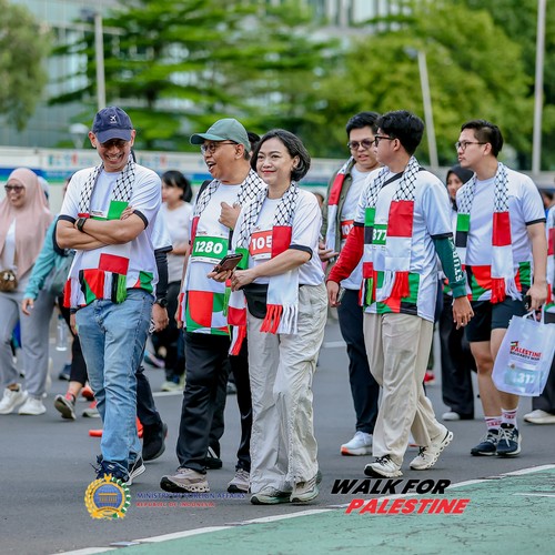Race photo from WALK FOR PALESTINE