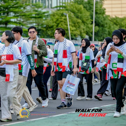 Race photo from WALK FOR PALESTINE