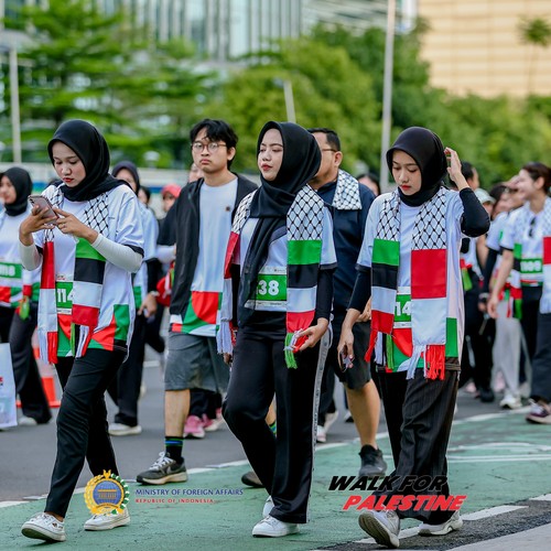 Race photo from WALK FOR PALESTINE