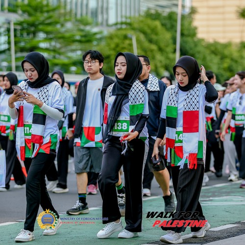 Race photo from WALK FOR PALESTINE