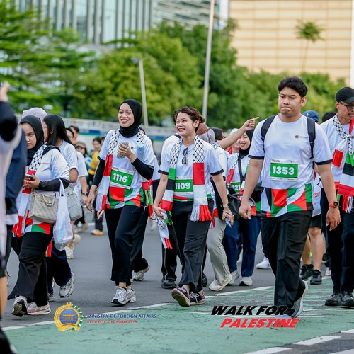 Race photo from WALK FOR PALESTINE