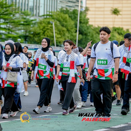 Race photo from WALK FOR PALESTINE