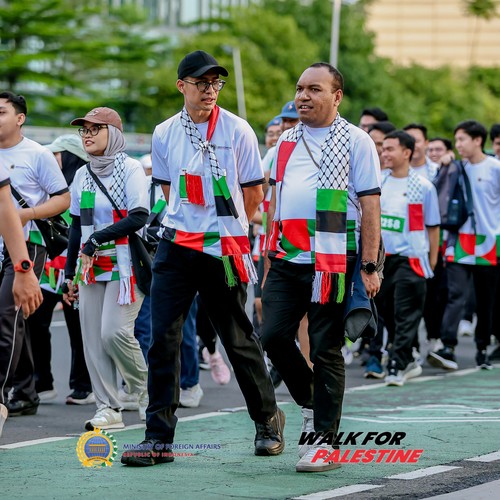 Race photo from WALK FOR PALESTINE