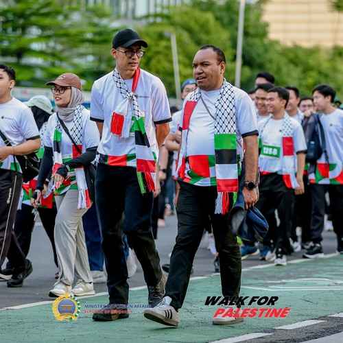 Race photo from WALK FOR PALESTINE