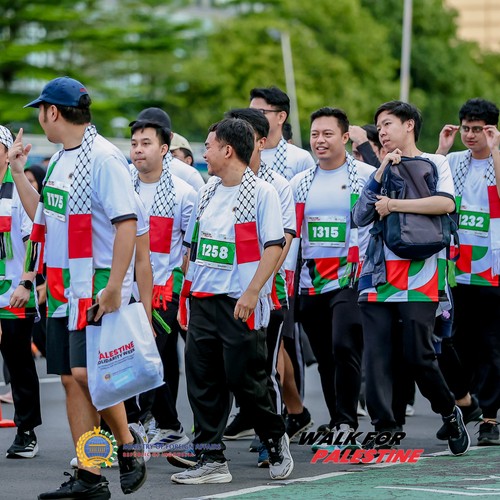 Race photo from WALK FOR PALESTINE