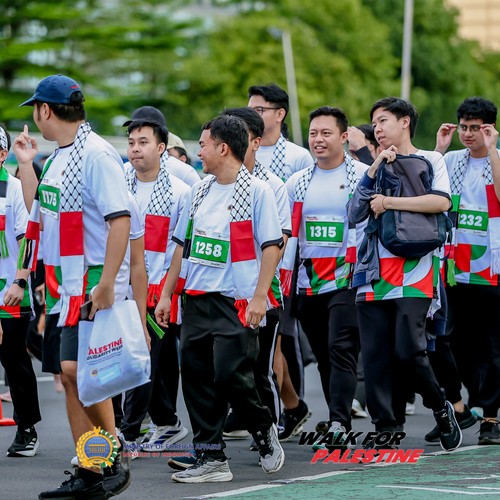 Race photo from WALK FOR PALESTINE