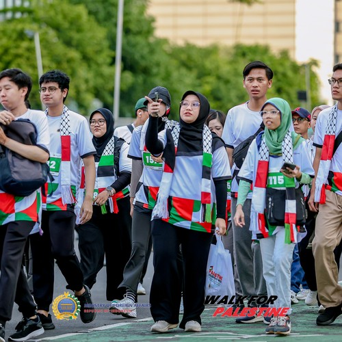 Race photo from WALK FOR PALESTINE