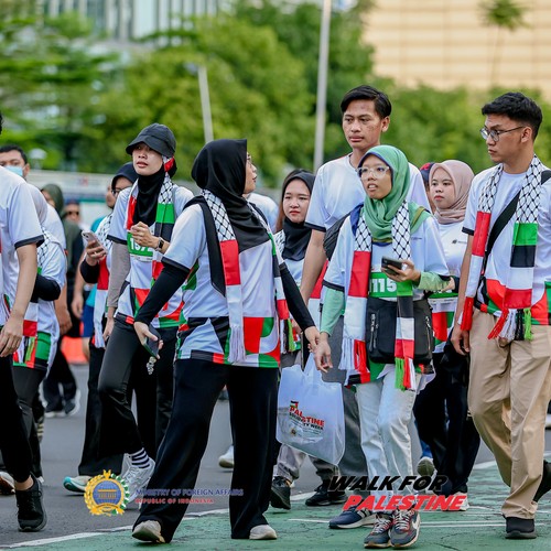 Race photo from WALK FOR PALESTINE