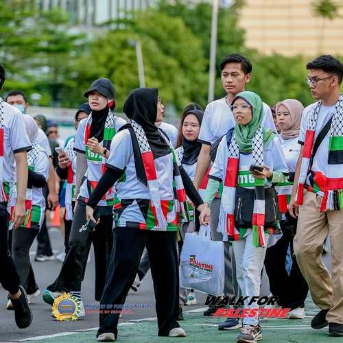 Race photo from WALK FOR PALESTINE