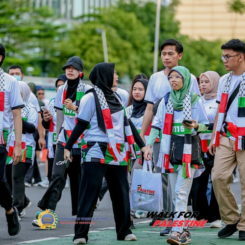 Race photo from WALK FOR PALESTINE