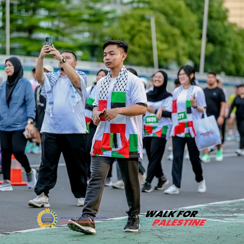 Race photo from WALK FOR PALESTINE