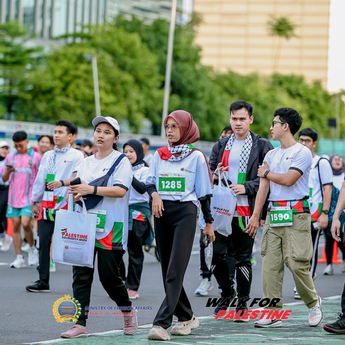 Race photo from WALK FOR PALESTINE