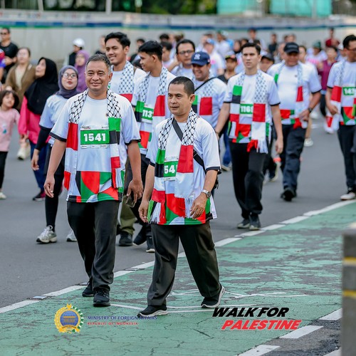 Race photo from WALK FOR PALESTINE