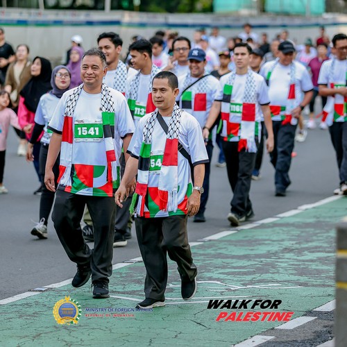 Race photo from WALK FOR PALESTINE