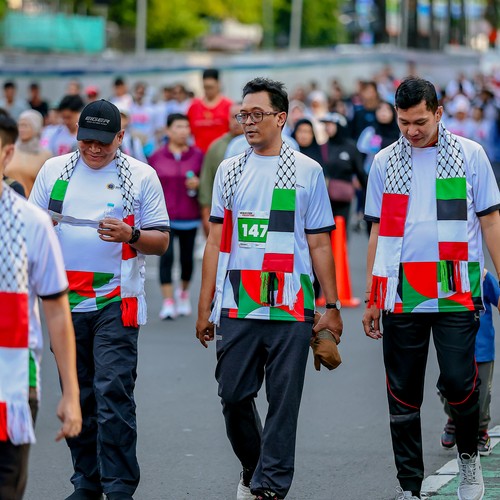 Race photo from WALK FOR PALESTINE