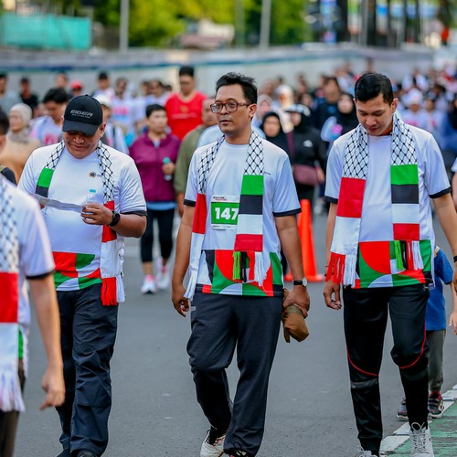 Race photo from WALK FOR PALESTINE