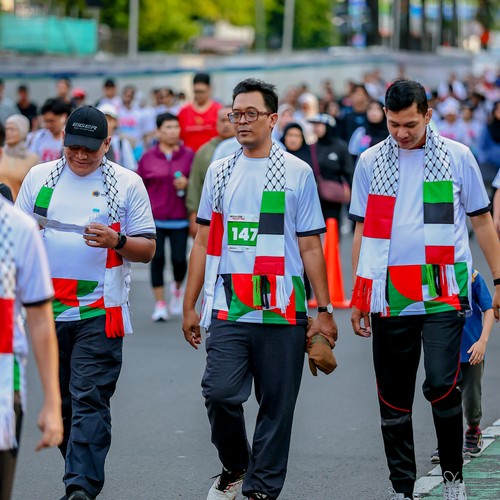 Race photo from WALK FOR PALESTINE