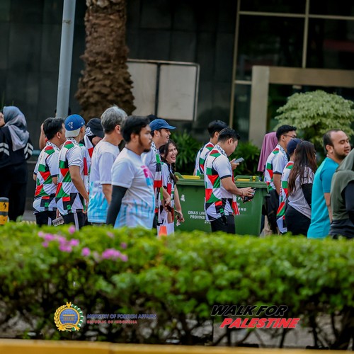Race photo from WALK FOR PALESTINE