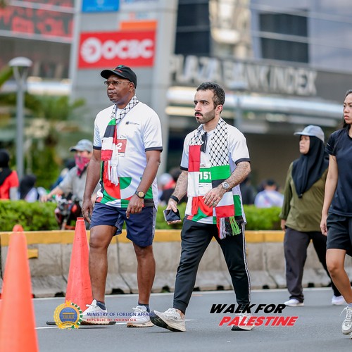 Race photo from WALK FOR PALESTINE